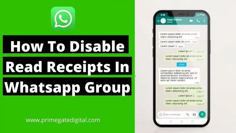 How To Disable Read Receipts In Whatsapp Group