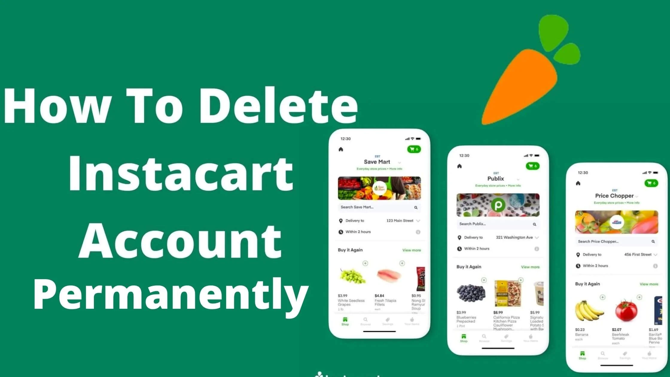 How to Cancel or Delete Instacart Account