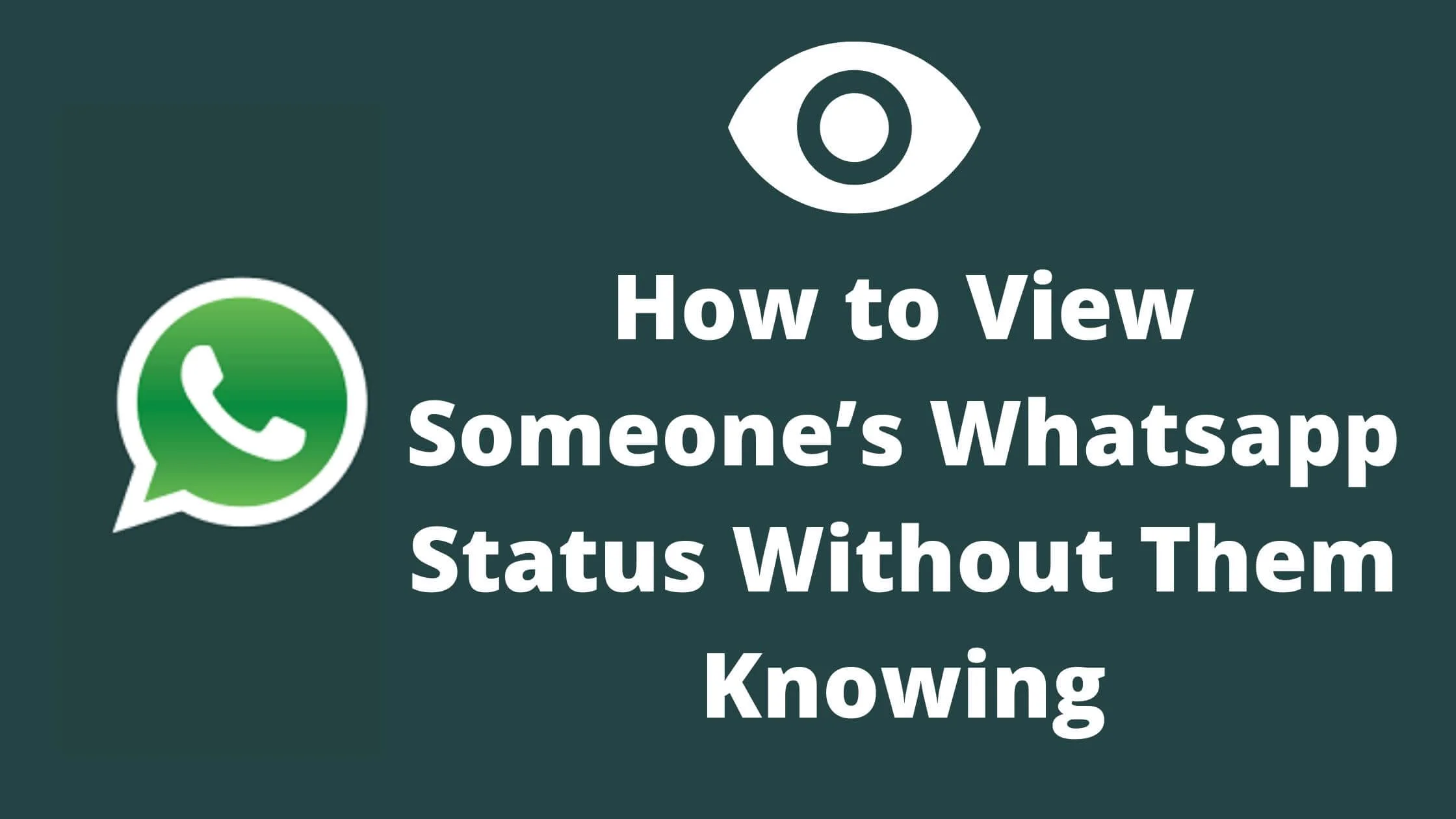 How to View Someone’s Whatsapp Status Without Them Knowing