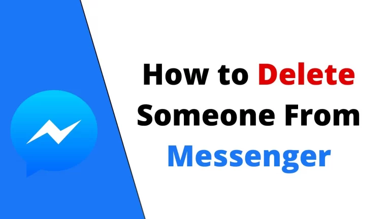 How to Delete Someone From Messenger