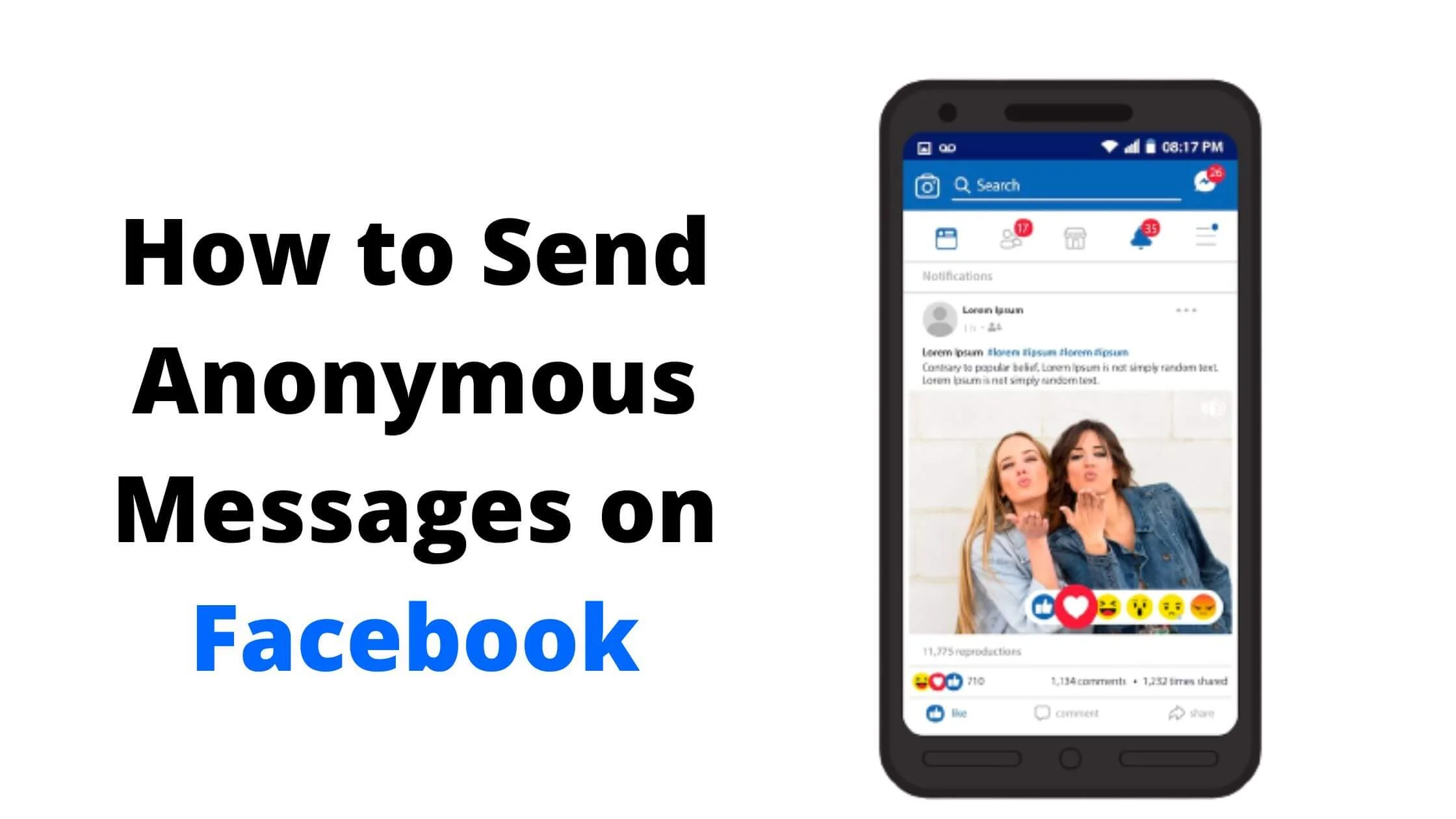 Send Anonymous Messages on Facebook