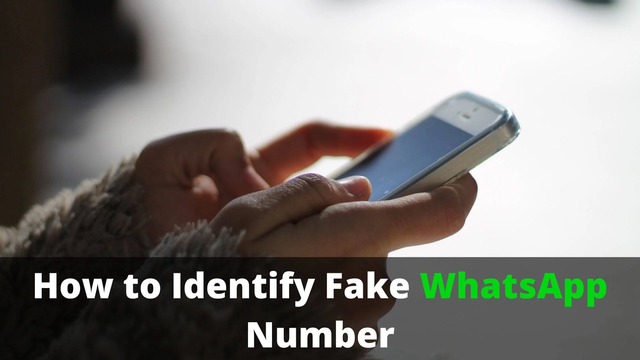 Identify Fake WhatsApp Number